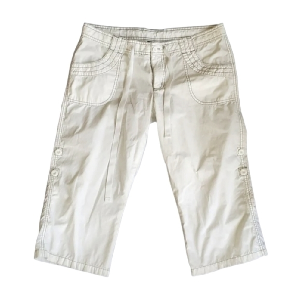 DKNY Active Women's White Capri Casual Crop Pants Size 11